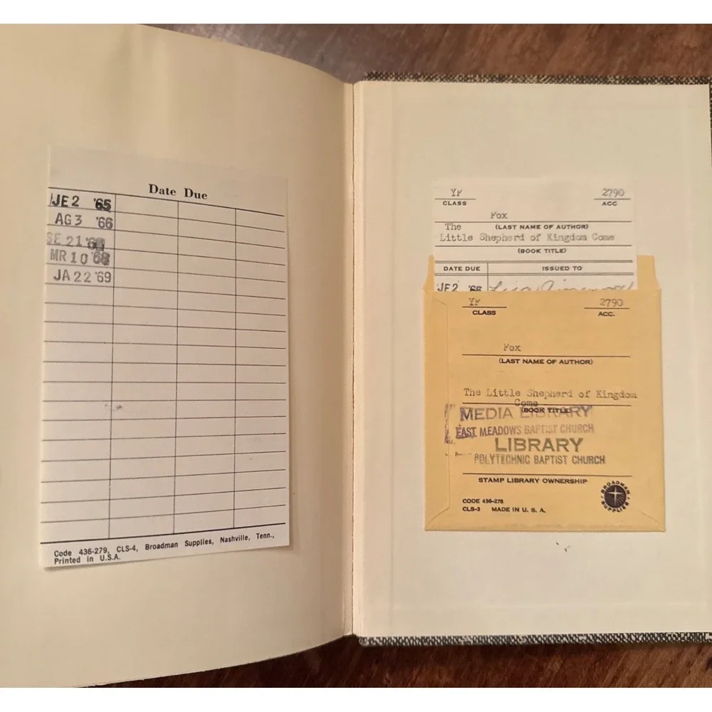 The Little Shepherd Of Kingdom Come  John Fox Jr. 1931‎ Library Copy Hardcover
